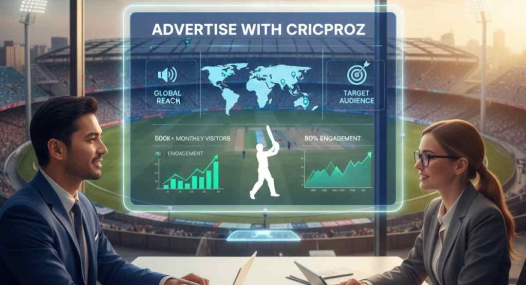 Advertise with CricProz - Reach Millions of Global Cricket Fans