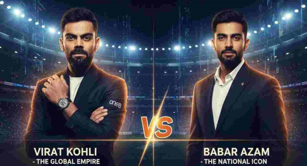 babar vs kohli brand net worth 2026