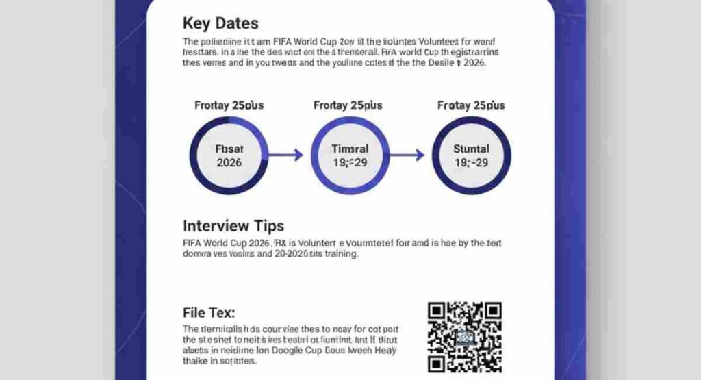 fifa 2026 volunteer registration key dates timeline