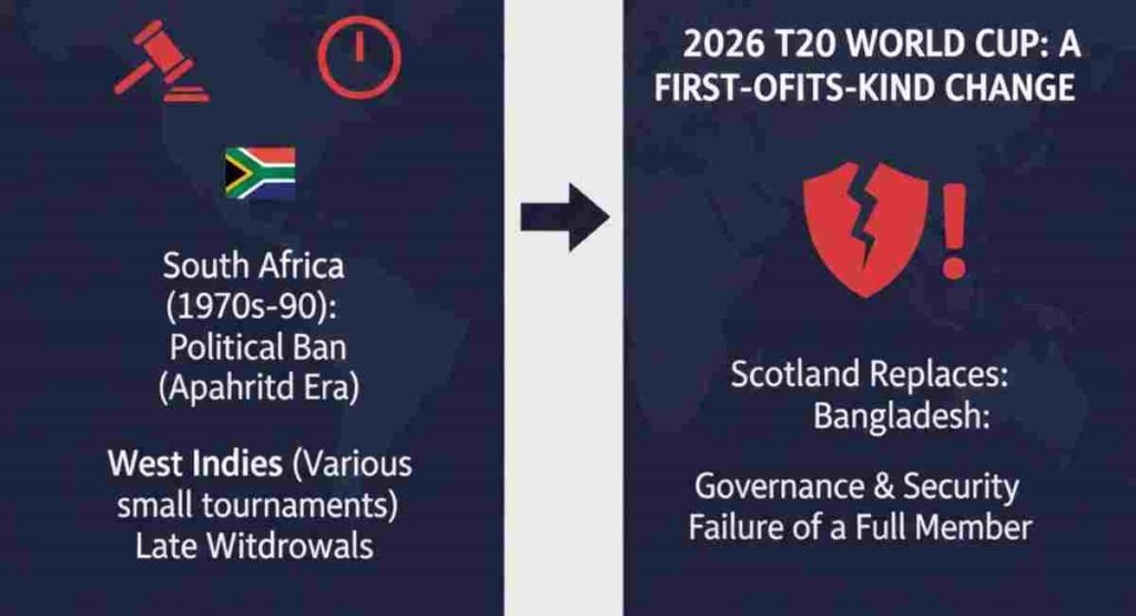 historical cricket substitutions t20 world cup