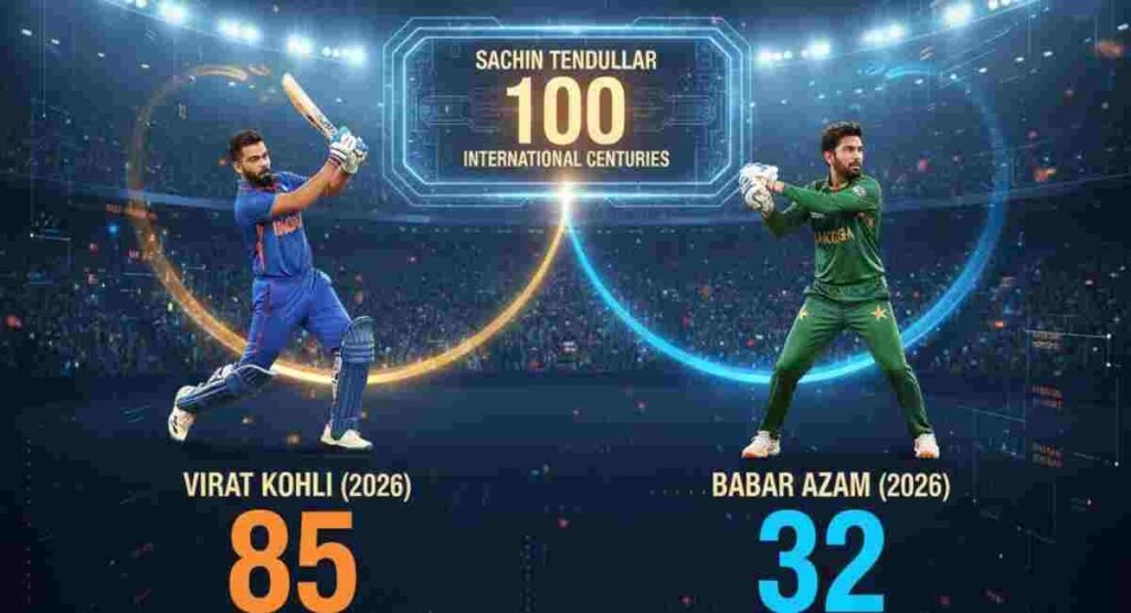 kohli vs babar century count 2026