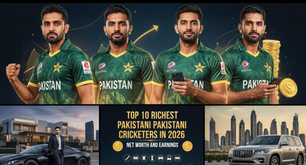 Richest Pakistani Cricketers 2026 List