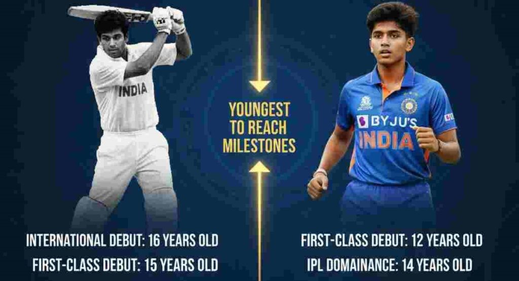 vaibhav sooryavanshi vs sachin tendulkar comparison