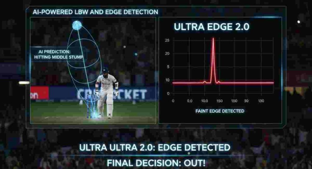 ai lbw ultra edge detection cricket 2026