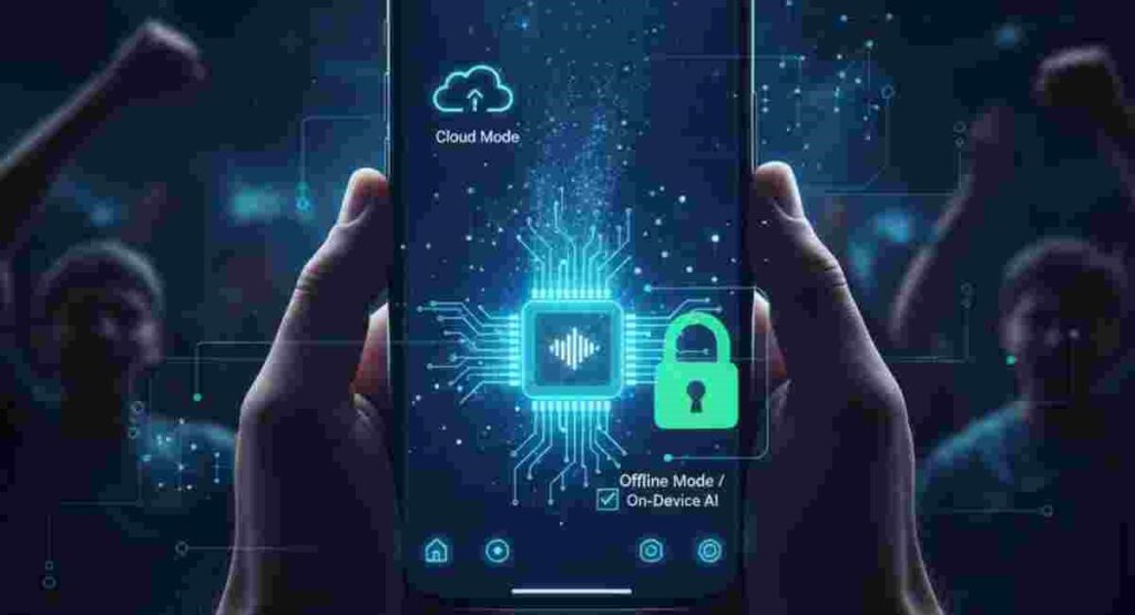 ai translator apps data privacy offline mode