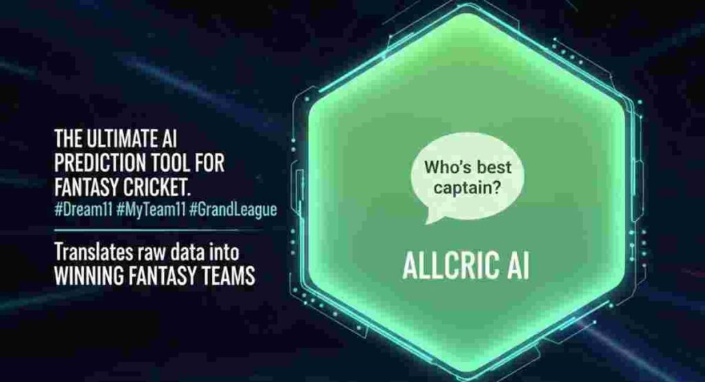 allcric ai fantasy cricket prediction tool