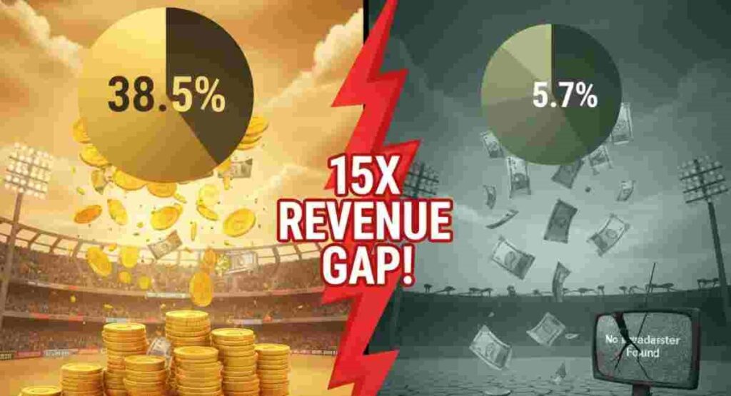 bcci vs pcb icc revenue share broadcasting gap 2026