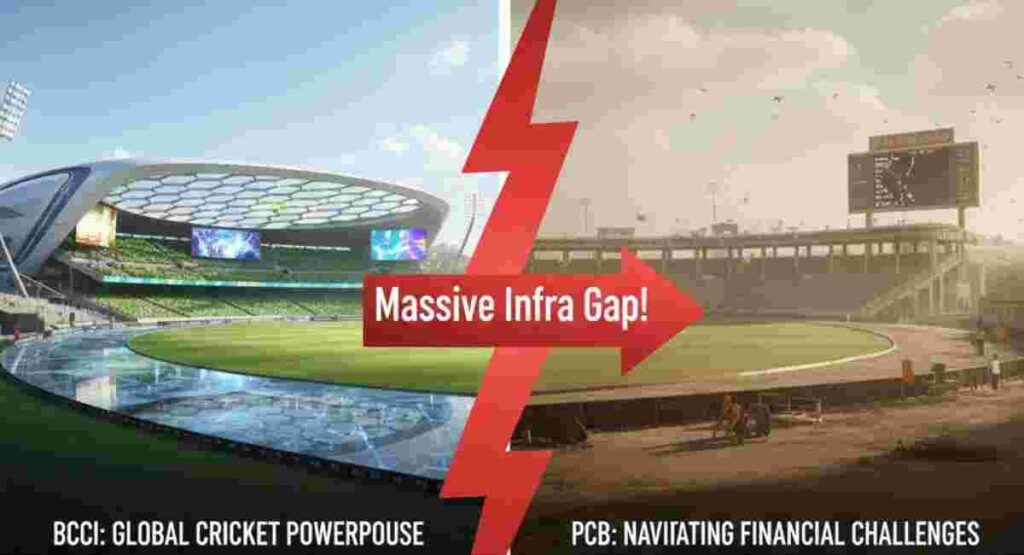 bcci vs pcb stadium infrastructure comparison 2026