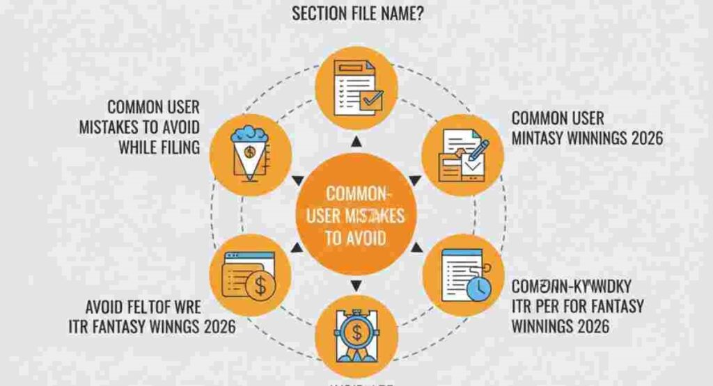 common mistakes to avoid itr fantasy winnings 2026