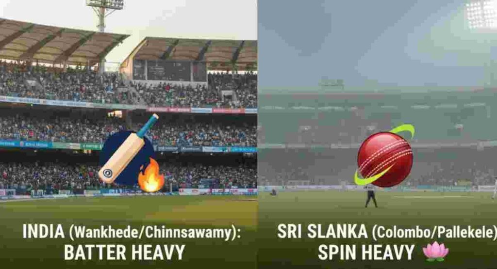 dream11 venue strategy india vs sri lanka 2026