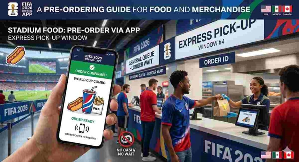 fifa 2026 app stadium food preorder guide