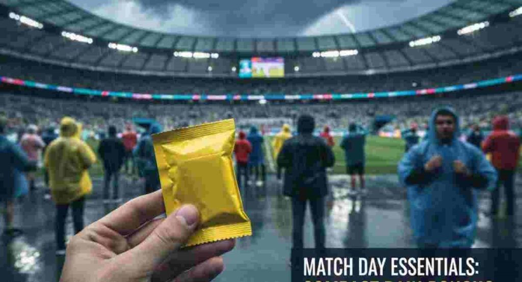 fifa 2026 compact emergency rain poncho stadium