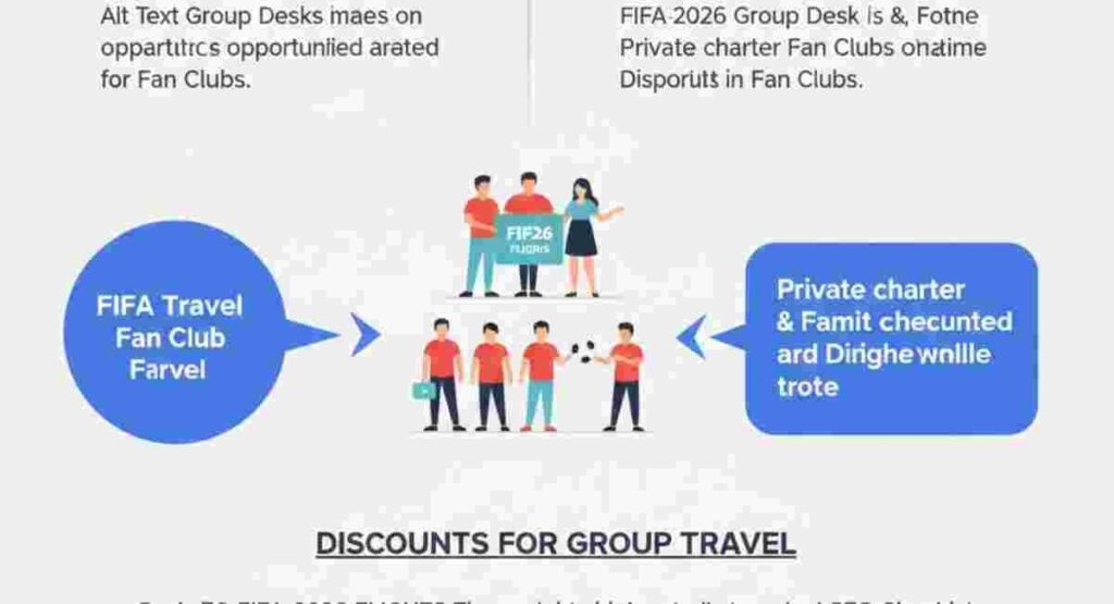 fifa 2026 flights group travel discounts fan clubs