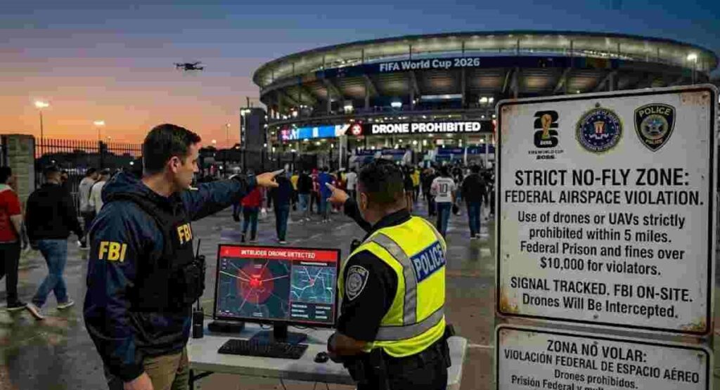 fifa 2026 no drone zone fbi police