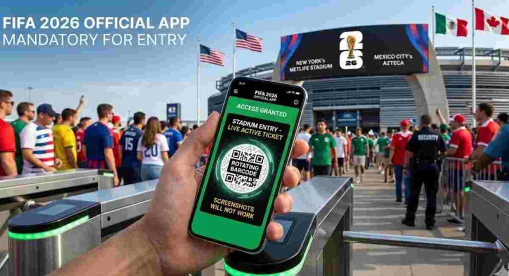 fifa 2026 official app mandatory stadium entry