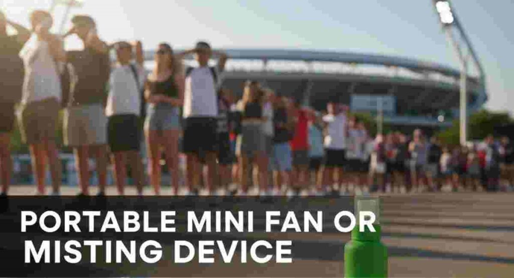 fifa 2026 portable mini fan misting device cooling