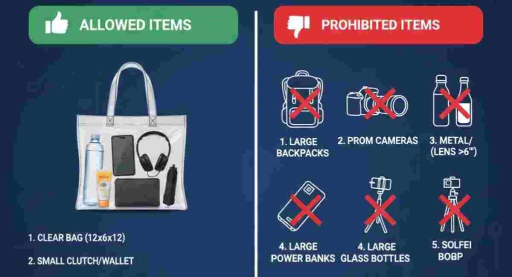 fifa 2026 prohibited items stadium security guide