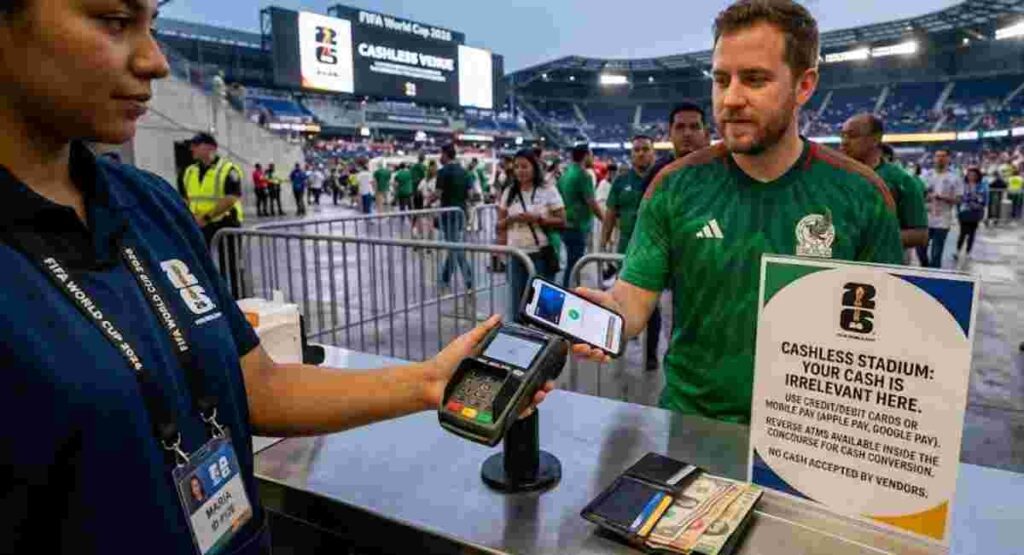 fifa 2026 stadium cashless venue payment