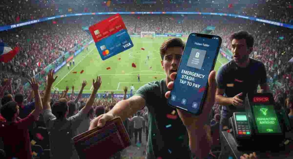 fifa 2026 stadium emergency digital wallet backup