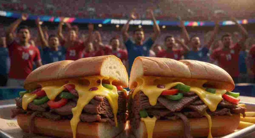 fifa 2026 stadium food philly cheesesteak hoagie