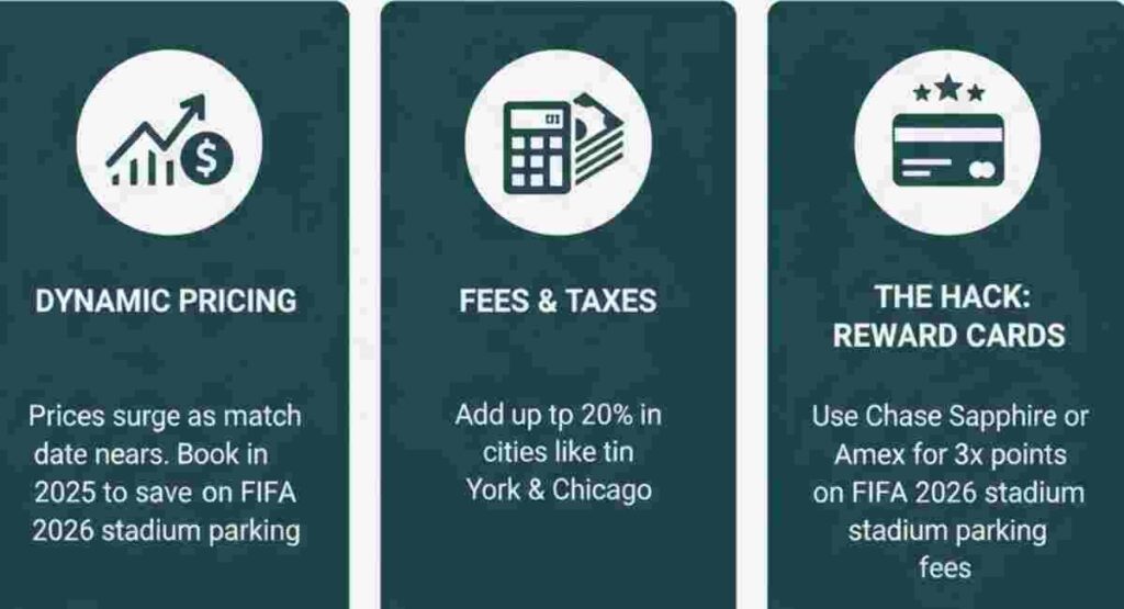 fifa 2026 stadium parking hidden costs save money