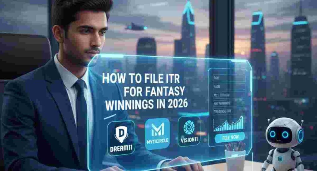 Step-by-step guide on how to file ITR for fantasy winnings 2026