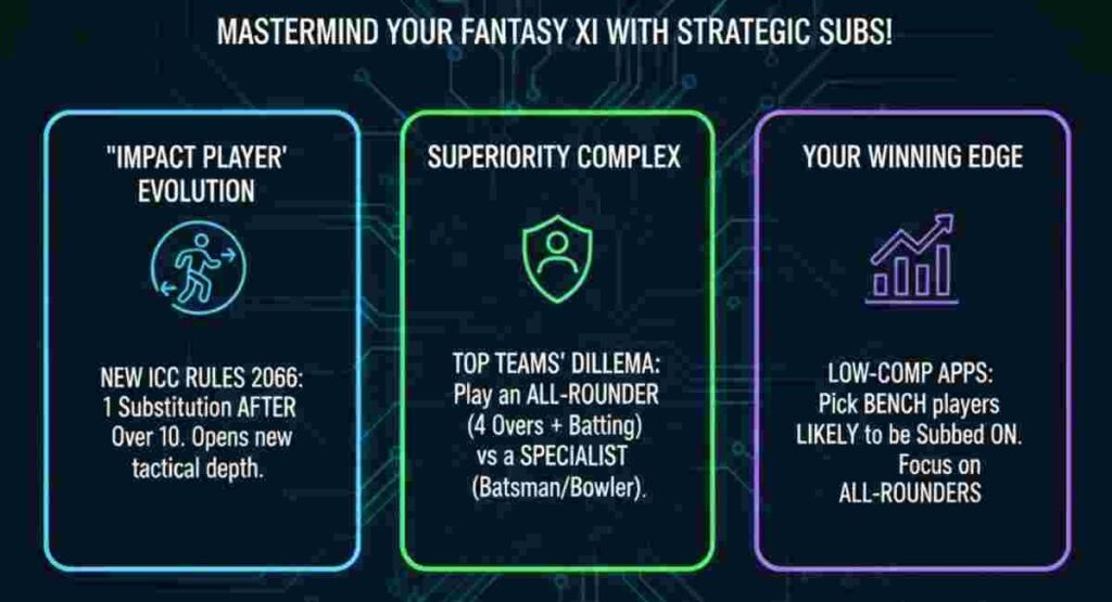 impact player strategy t20 world cup 2026