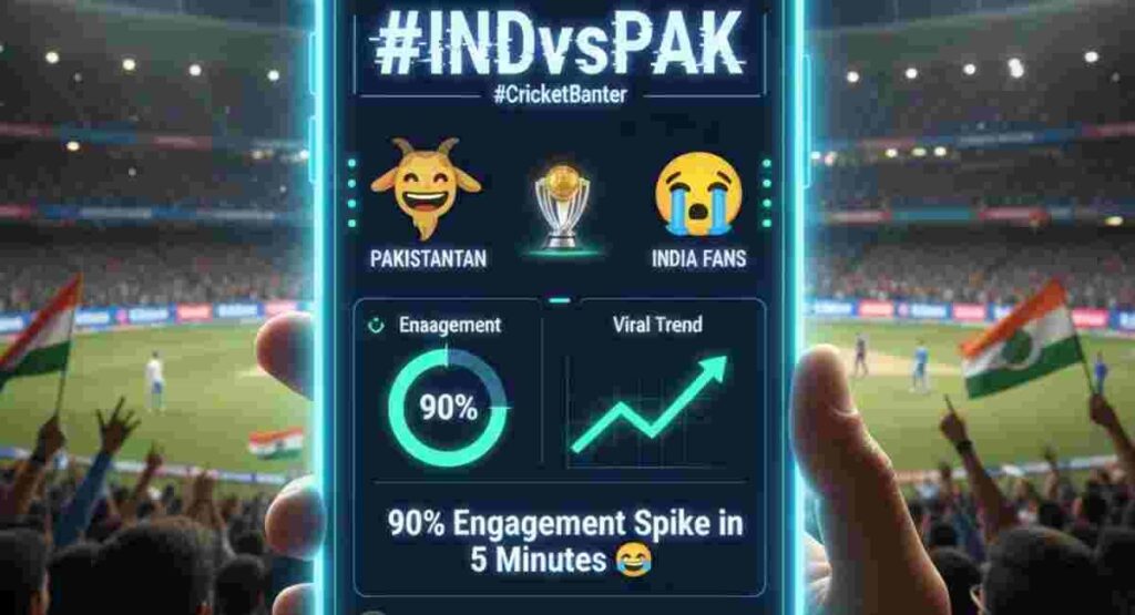 india vs pakistan digital rivalry social media trends