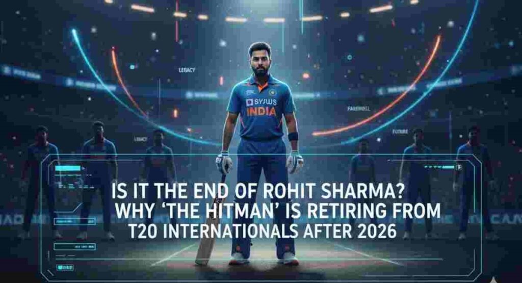 Is it the end of Rohit Sharma? Visual representation of The Hitman's T20 International retirement in 2026