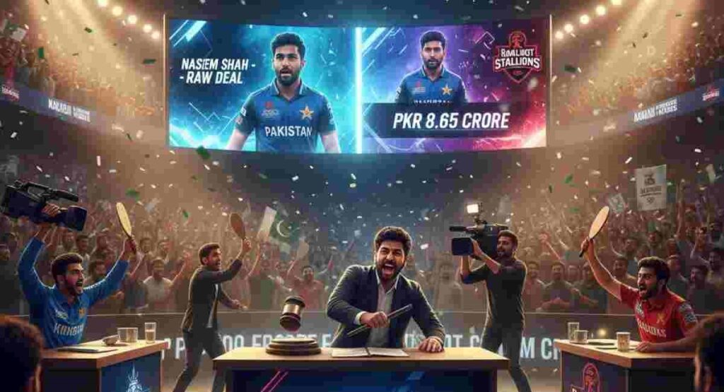 naseem shah psl 2026 auction bid rawalpindi