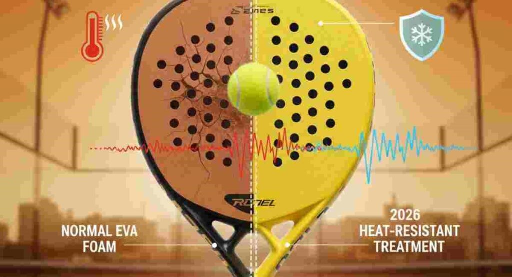 padel racket heat resistance india australia
