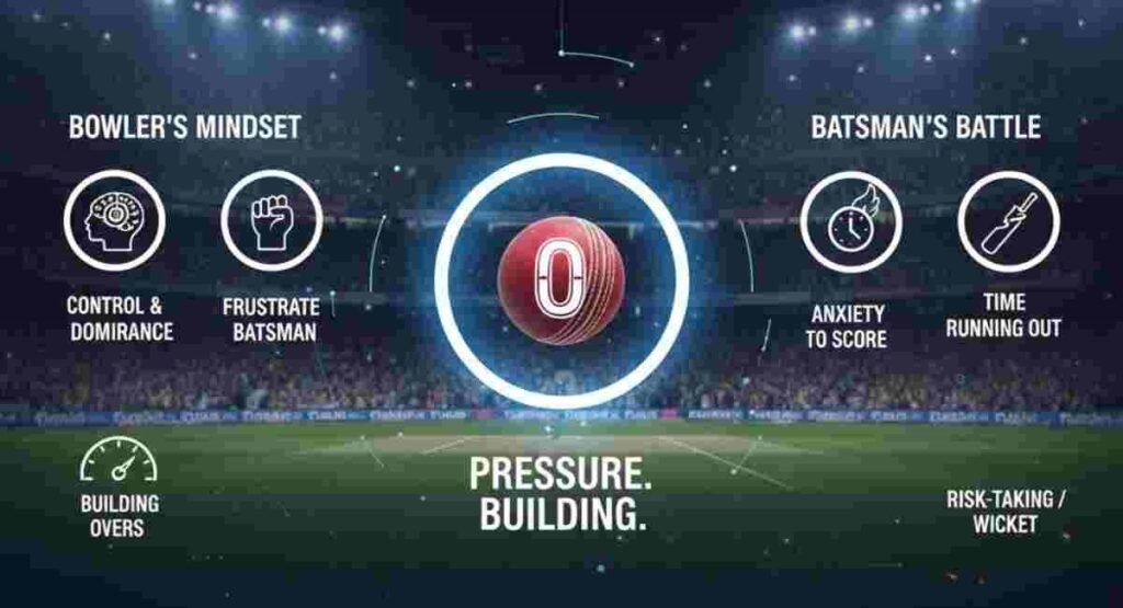 psychology of dot balls cricket pressure analysis