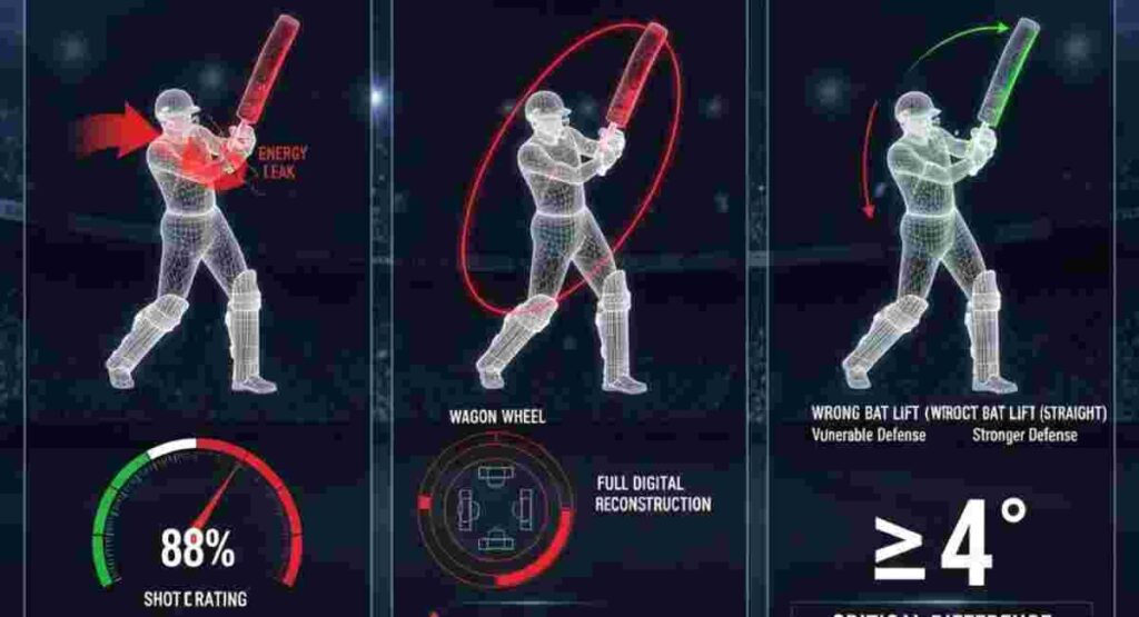 smart bat sensors 2026 shot efficiency wagon wheel analysis