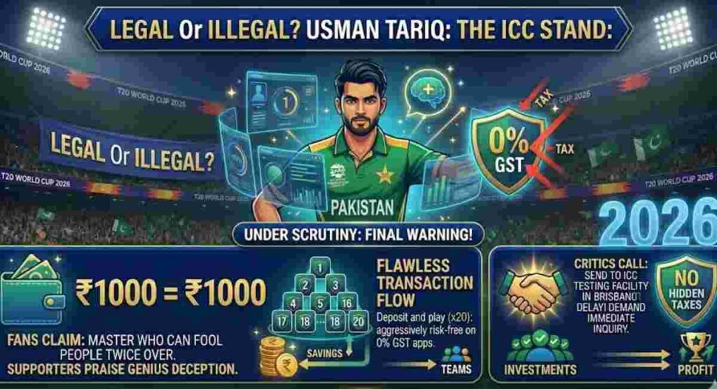 usman tariq icc legality stand