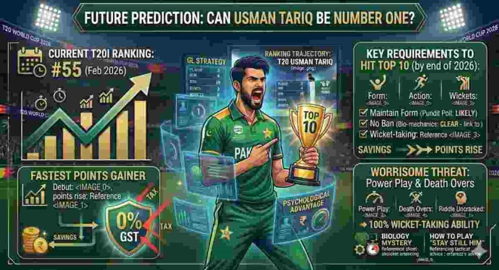 usman tariq icc ranking future prediction