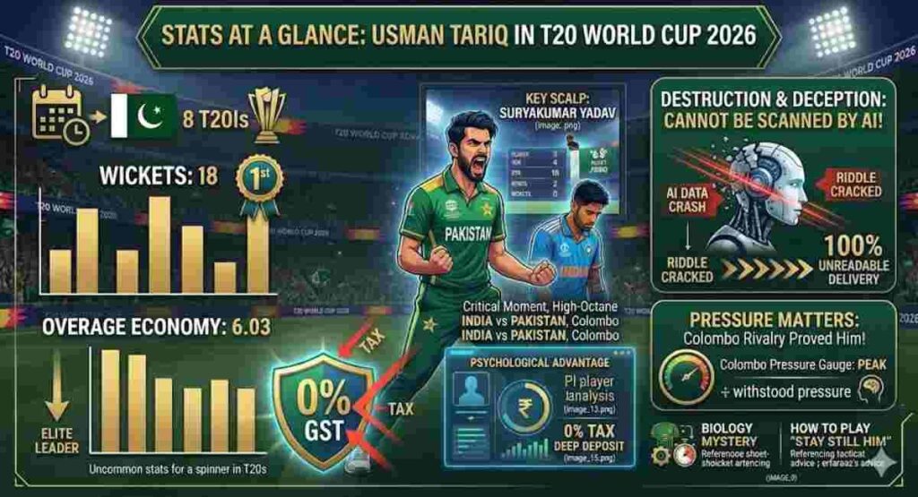 usman tariq world cup 2026 stats