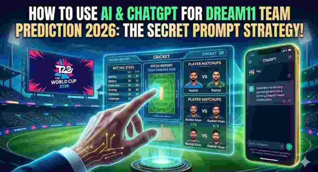 AI & ChatGPT for Dream11 Prediction 2026: The Secret Strategy.