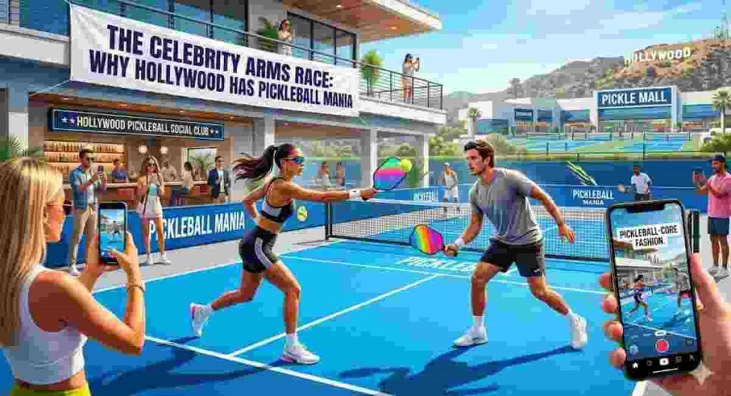 celebrity pickleball mania hollywood stars playing