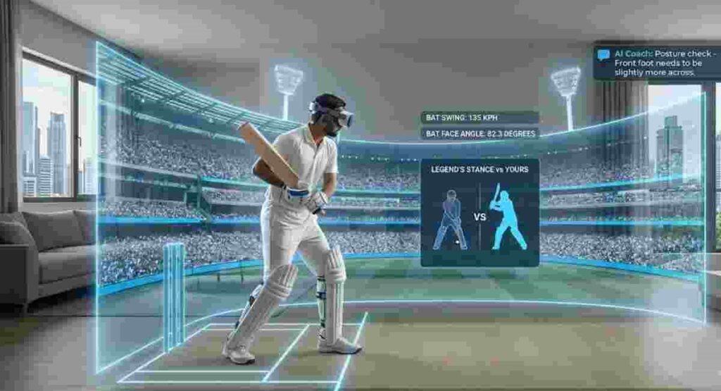create ai vr cricket home stadium