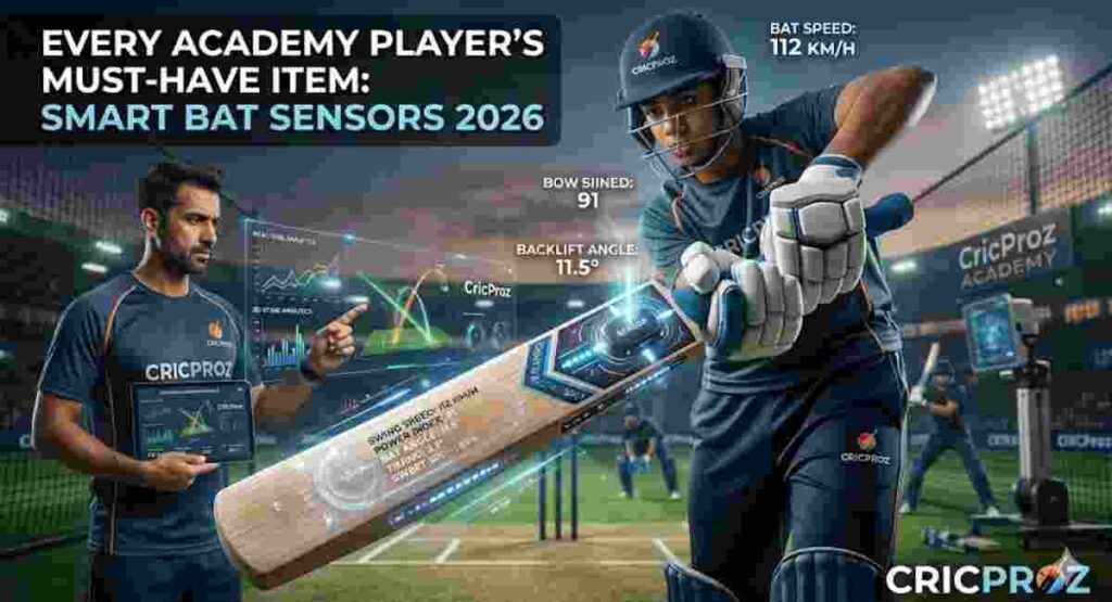 cricket academy training sensors 2026