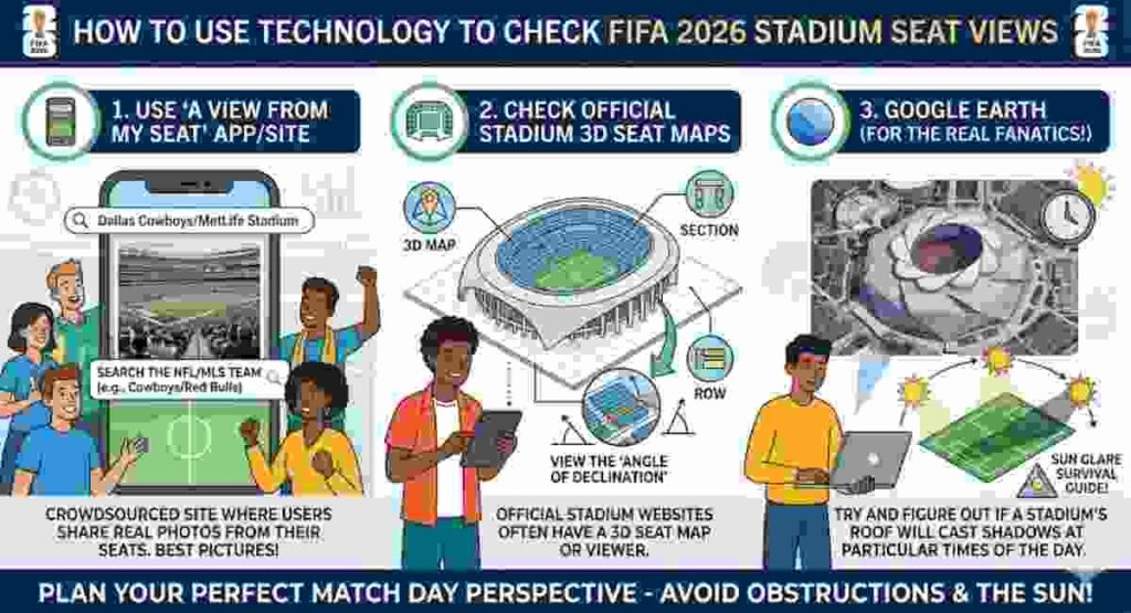 digital tools check fifa 2026 stadium seat views