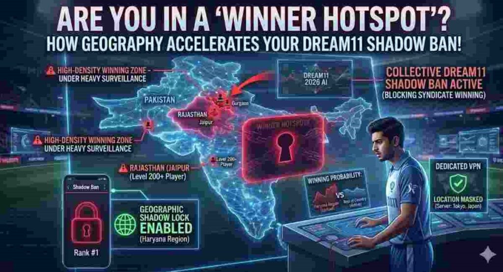 dream11 shadow ban geography