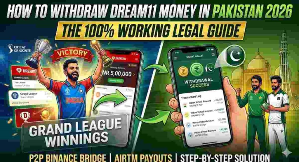 dream11 withdrawal pakistan legal guide 2026