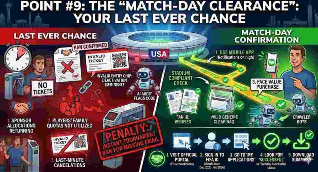 fifa 2026 last minute match day ticket clearance