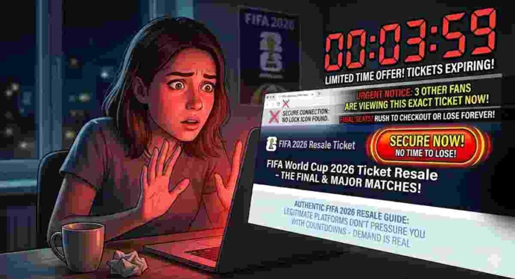 fifa 2026 resale scam pressure tactics