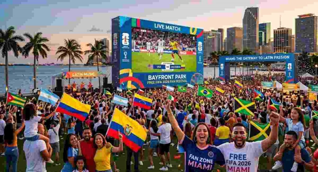 free fifa 2026 miami fan zone