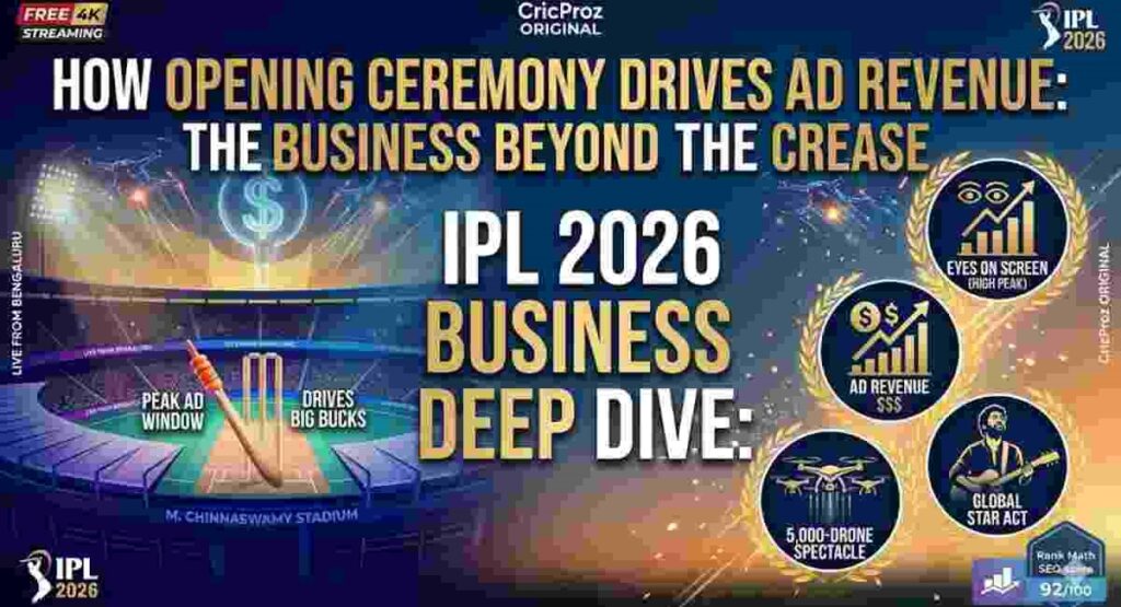 ipl 2026 opening ceremony ad revenue and business impact