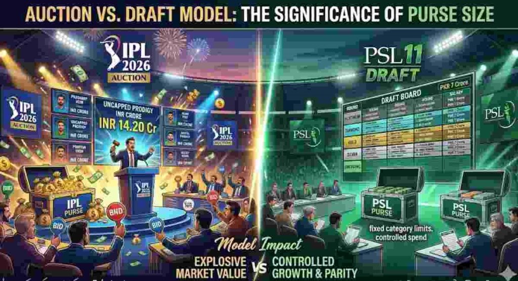 ipl auction vs psl draft model