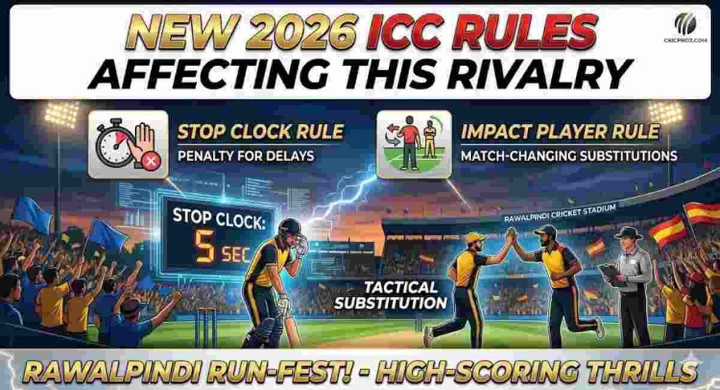 new 2026 icc cricket rules psl