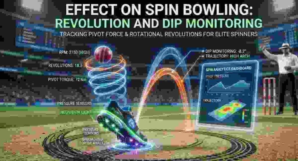 smart shoes 2026 spin bowling pivot torque analysis